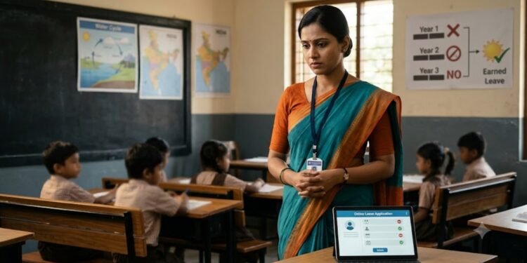 Bihar Teacher Leave Rules Changed: No Earned Leave for First 3 Years, Online Applications Mandatory