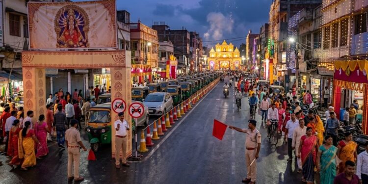 Hajipur Durga Puja Traffic Advisory: Auto-Rickshaws, Cars Banned From 4 PM to Midnight; Check Rules