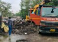 Patna street cleaning and civic improvement work under the Pragati-50 model clean city initiative